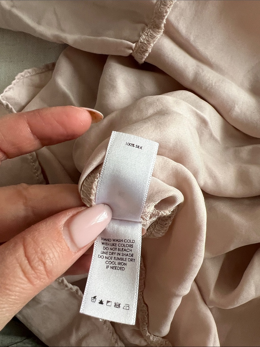 Unsubscribed Blush Spaghetti-Strap Midi Dress with Ruffle Hem - Picture 7 of 7